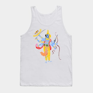 Lord Vishnu Hindu God Tank Top